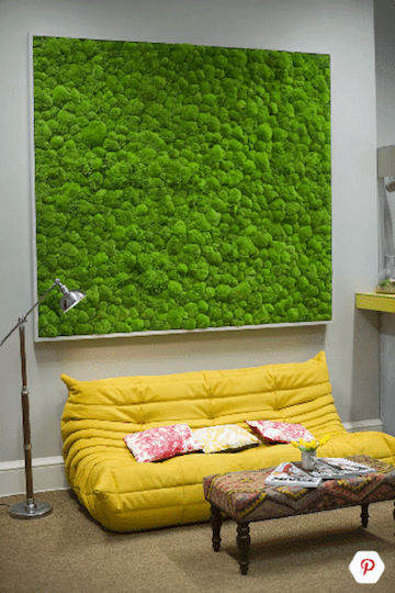 Изкуствена панелна листва Moss 2x2м