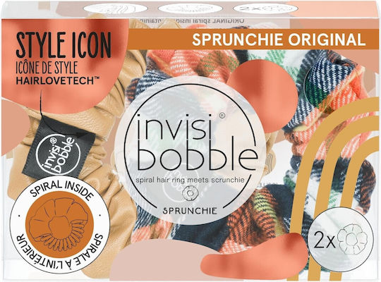 Invisibobble Sprunchie Original Scrunchies Duo Fall in Love It's Sweater Time 2τμχ