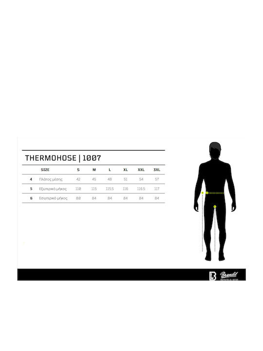 Brandit Thermo Κυνηγετικό Παντελόνι Αδιάβροχο Olive σε Χακί χρώμα