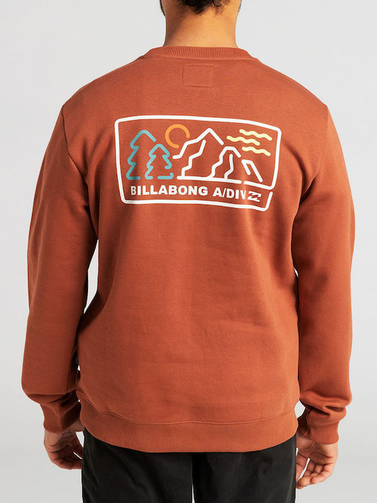 Billabong Range Men's Sweatshirt Orange