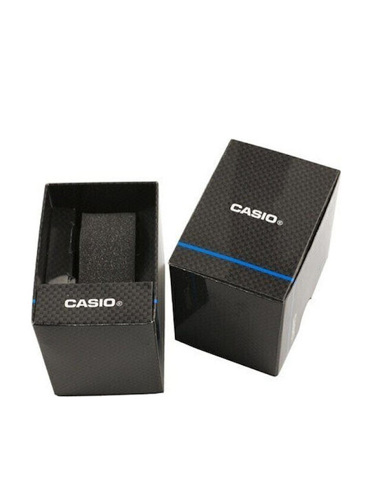 Casio Men's Watch 43.6mm Battery with Black Rubber Strap