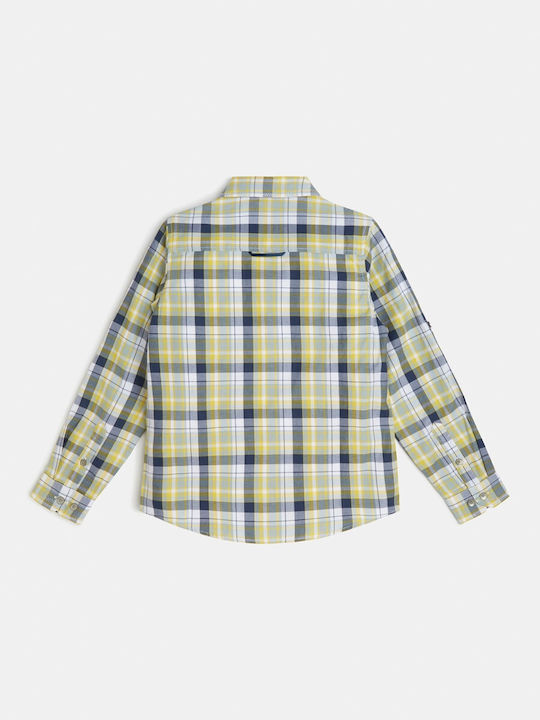 Guess Kids Checked Shirt Multicolour