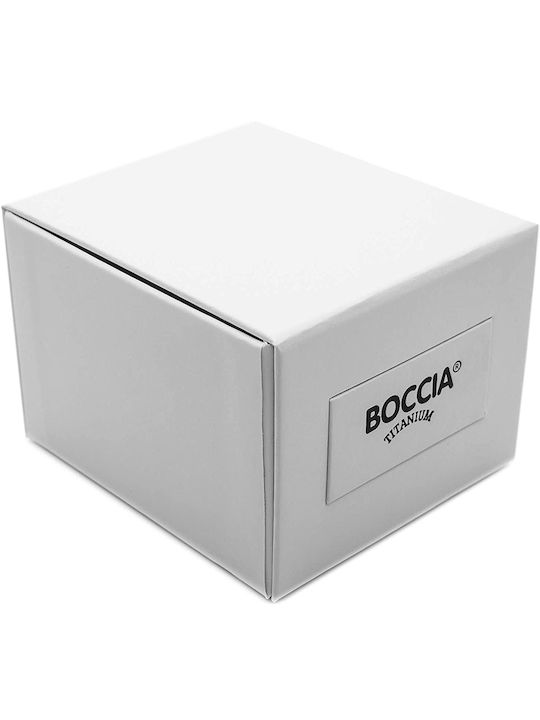 Boccia Ceas Baterie cu Curea din Piele Boccia Ceas Baterie cu Curea din Piele