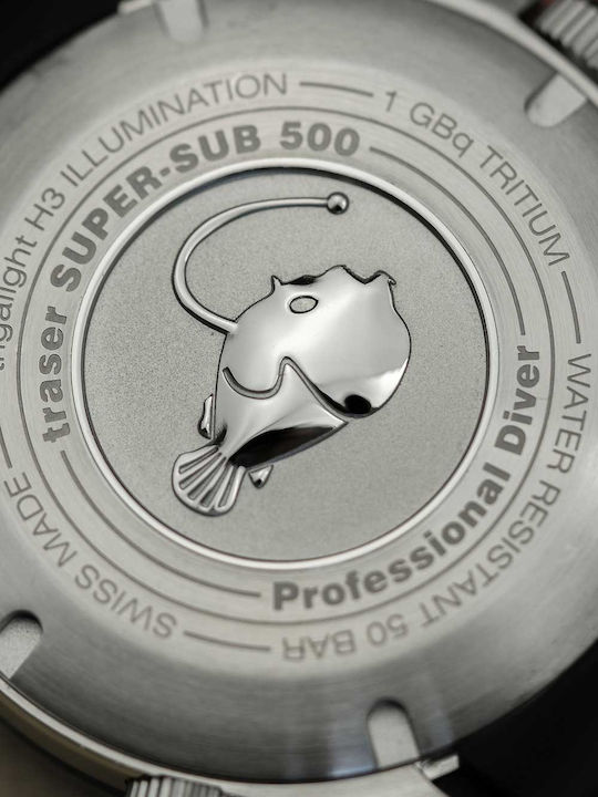 Traser P67 H3 T25 Ceas Barbati 46mm Baterie cu Curea Cauciuc Albastră