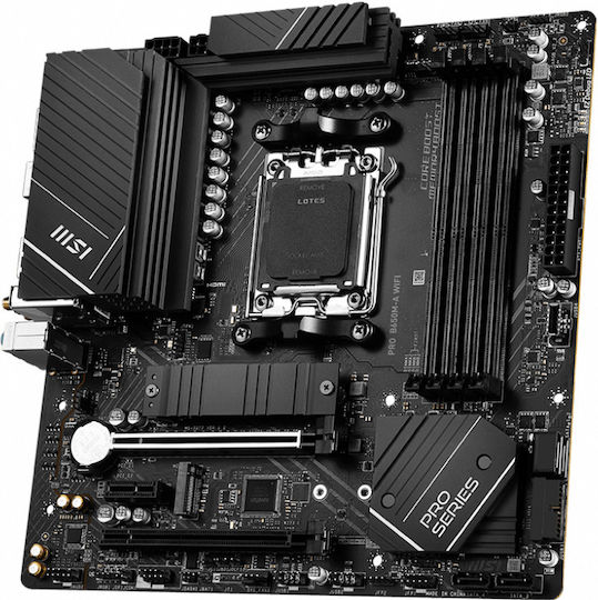 MSI Pro B650M-A WiFi Motherboard Micro ATX με AMD AM5 Socket 7D77-001R