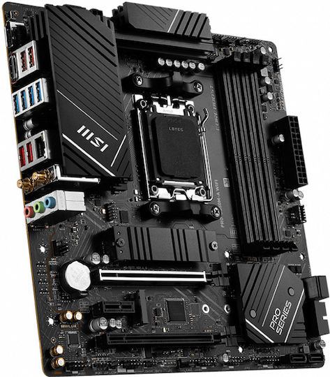MSI Pro B650M-A WiFi Motherboard Micro ATX με AMD AM5 Socket 7D77-001R