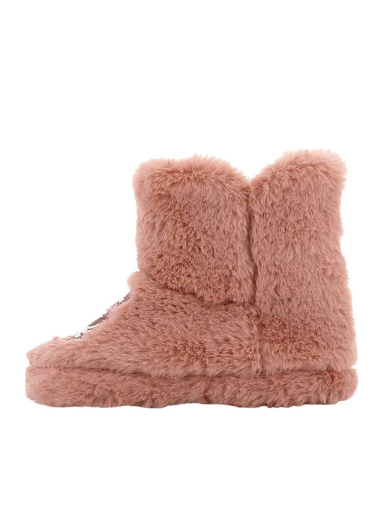 Kinderhausschuhe Stiefel Rosa