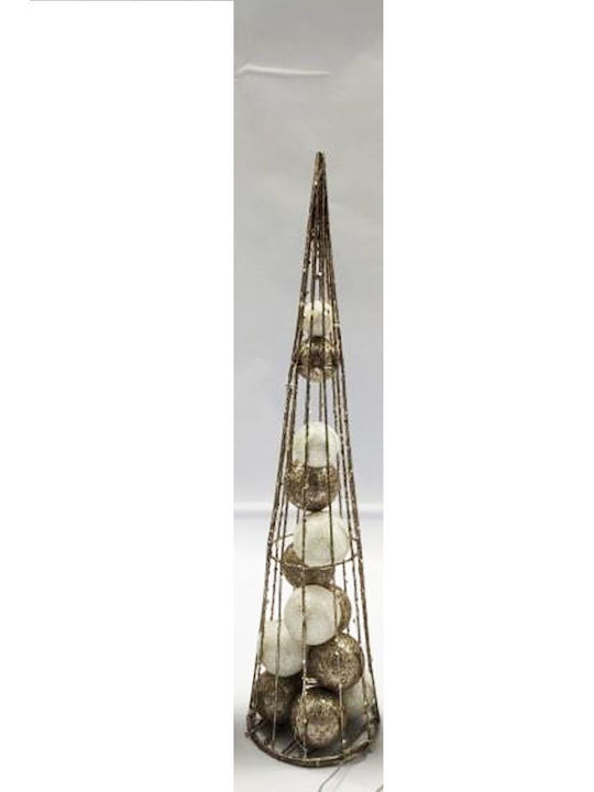 Iliadis Christmas Decorative Tree Cone 50cm White