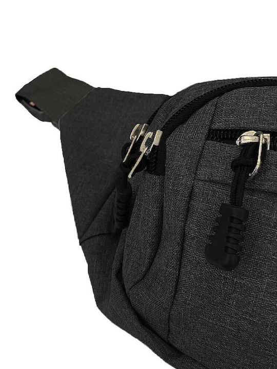 Benzi Men's Waist Bag Black