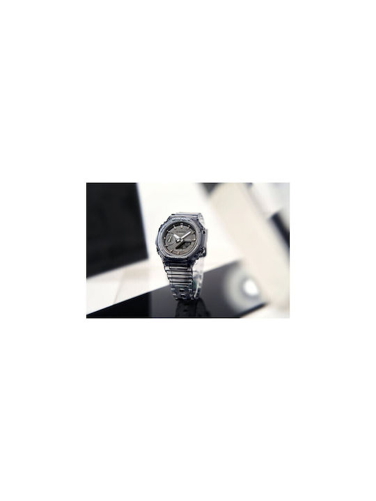 Casio G-Shock Digital/Analog Uhr mit Gray Kautschukarmband