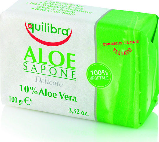 Equilibra Aloe Natürliche Seifenriegel mit Olivenöl 100g