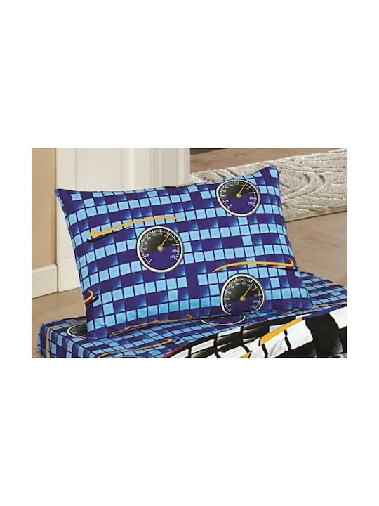 Mc Decor Kids Quilt Set Single with Pillowcase Cars Multicolour 160x240cm