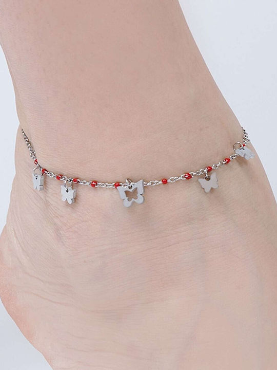 Luca Barra Bracelet Anklet Chain made of Steel