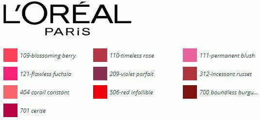 L'Oreal Paris Infaillible 24H Long Lasting Liquid Lipstick Sheer 312 Incessant Russet 6ml