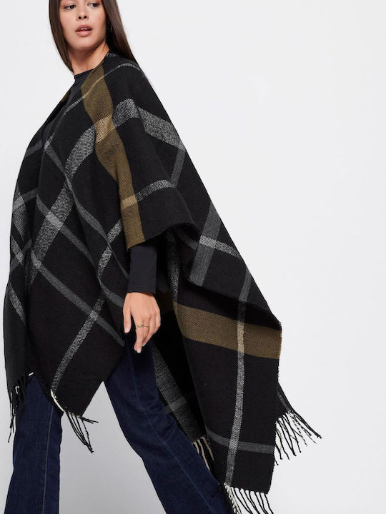 Women's Black Cape