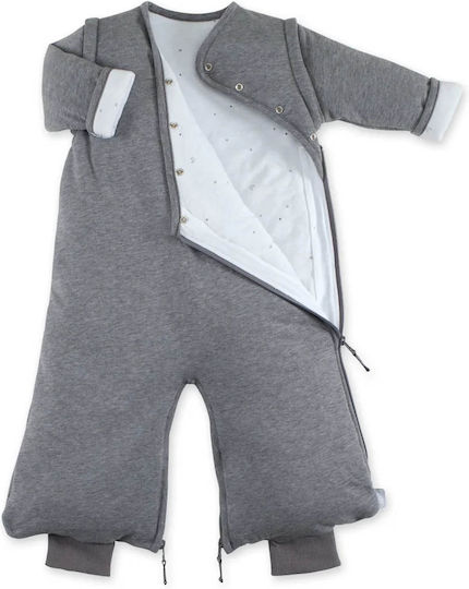 Bemini Magic Bag Winter Schlafsack mit Beinen 3 Tog Grau mit Abnehmbaren Ärmeln