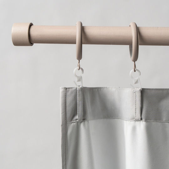 Gofis Home Grommet Curtain 641 White 140x280cm