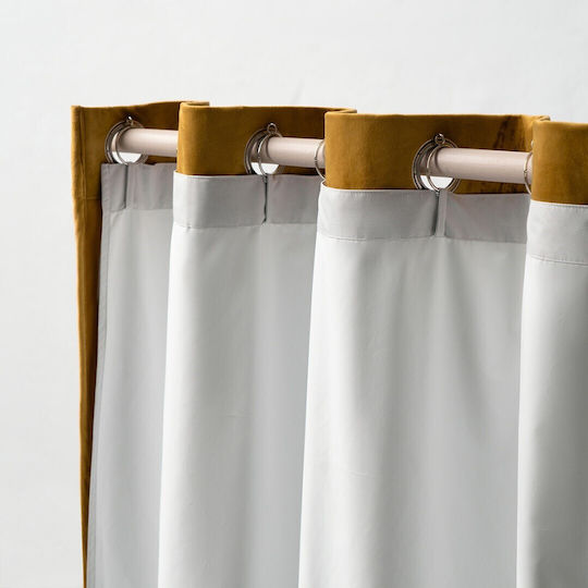 Gofis Home Grommet Curtain 641 White 140x280cm