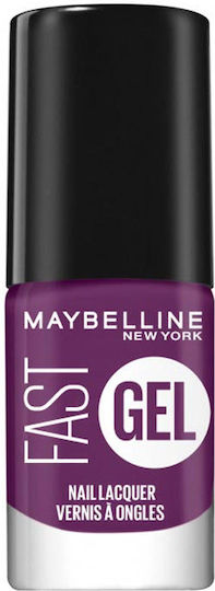 Maybelline Fast Gel Glossy Βερνίκι Νυχιών Μακράς Διαρκείας 08-Wiched Berry 7ml