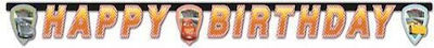 Happy Birthday Cars Garland for Party Disney Cars 1pcs