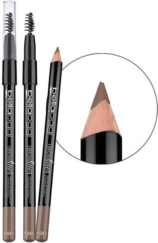 Bellaoggi I Brow Liner Pencil Μολύβι για Φρύδια 4 Medium Brown Red Castano Rosse