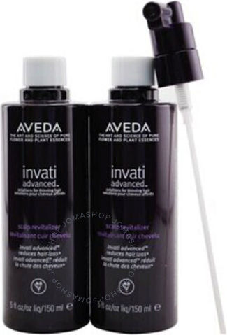 Aveda Invati Scalp Revitalizer Hair Treatment Set against Hair Loss for Dry Hair with Serum 2pcs