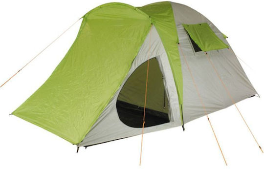 Grasshoppers Electra L Σκηνή Camping Τούνελ Μπεζ με Διπλό Πανί 3 Εποχών για 4 Άτομα 390x240x175εκ.