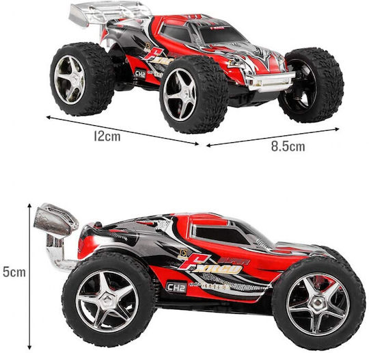 WLtoys Mini Truggy High Speed ​​ Радиоуправляемо Автомобил Бъги Червен