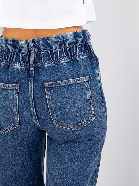The Break Hoch tailliert Damenjeans in Paperbag-Passform