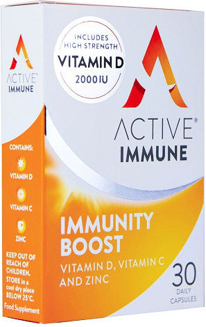 Bionat Active Immune Boost Supliment pentru Întărirea Sistemului Imunitar 30 Capsule