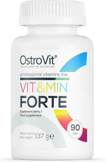 OstroVit Vit & Min Forte Мултивитамин 90 Таблетки