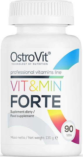 OstroVit Vit & Min Forte Мултивитамин 90 Таблетки