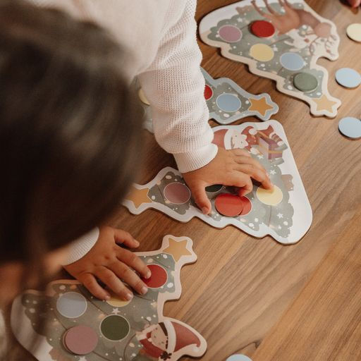 Board Game X Mas Tree for 1-4 Players 3+ Years Old (EN) Little Dutch
