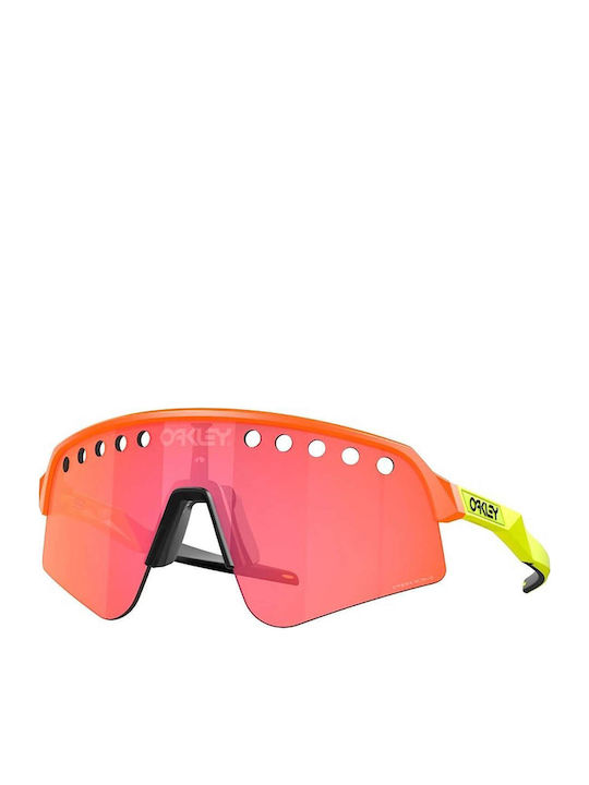 Oakley Sutro Lite Sweep Γυαλιά Ηλίου Πορτοκαλί με Κοκκάλινο Σκελετό