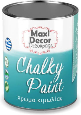 Maxi Decor Chalky Paint Χρώμα Κιμωλίας 523 Γκρι Ανοιχτό 750ml