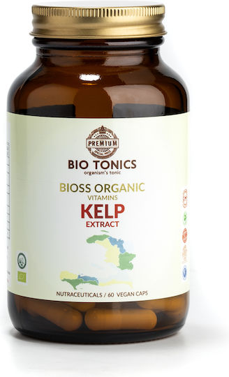 Bio Tonics Bioss Organic Vitamins Kelp Extract 70mg 60 φυτικές κάψουλες