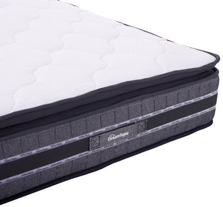 HomeMarkt Dreamtopia Franklin Single Orthopedic Mattress Double-Sided 90x190x29cm with Springs & Topper