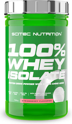 Scitec Nutrition 100% Whey Isolate Πρωτεΐνη Ορού Γάλακτος με Γεύση Φράουλα 700gr