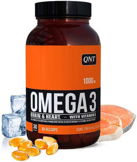 QNT Ωμέγα 3 Ιχθυέλαιο 1000mg 60 μαλακές κάψουλες