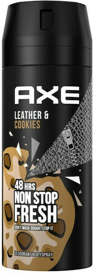 Axe Leather & Cookies 48h Non-Stop Fresh Deodorant Αποσμητικό 48h σε Spray 150ml