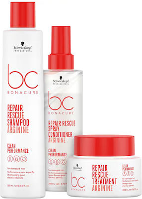 Schwarzkopf Professional Bonacure Repair Rescue Xmas Gift Bag Σετ Θεραπείας Μαλλιών με Σαμπουάν και Μάσκα 4τμχ