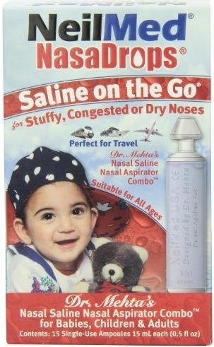 NeilMed Nasadrops Saline on the Go 15pcs 15ml