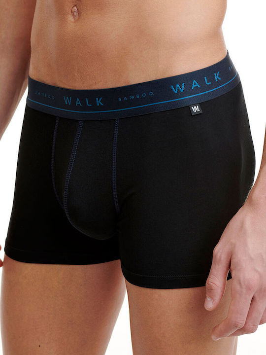 Men's Boxers Black/Red Lines/Blue Lines 2Pack