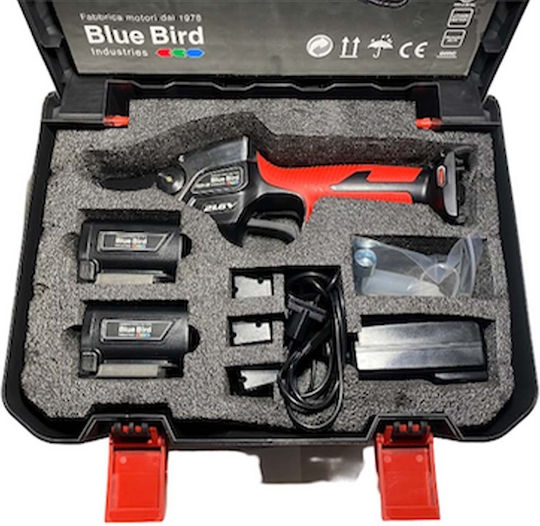 Blue Bird Baumschere Batterie Bürstenlos 21.6V 2x2.5Ah mit Maximalem Schnittdurchmesser 38mm im Transportkoffer