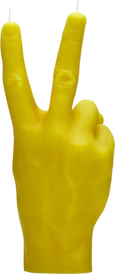 Candlehand Peace Säule Gelbe Candlehand Peace Säule Gelbe