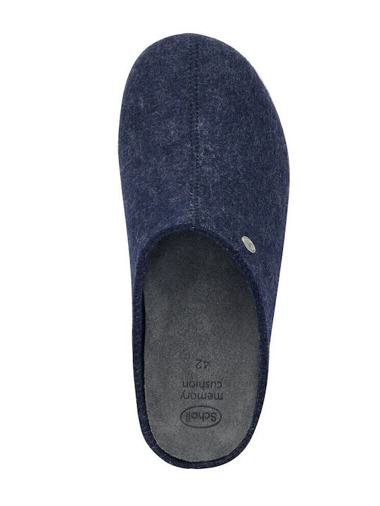 Elio Winterliche Herrenhausschuhe Blau