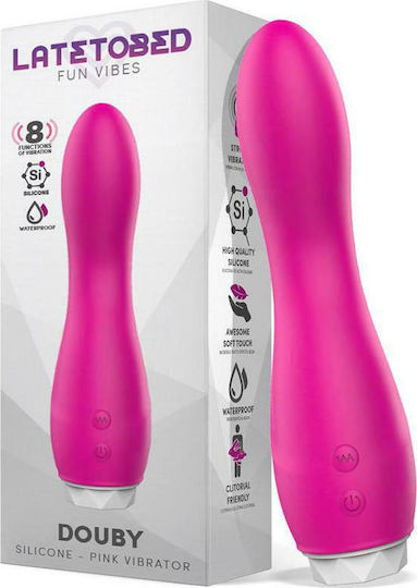 LateToBed Douby Κλασικός Δονητής 16.5cm Pink