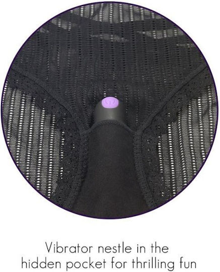 Lovetoy iJoy Remote Vibrating Panty Mini Δονητής για Ζευγάρια με Απομακρυσμένο Έλεγχο 7cm Μαύρος