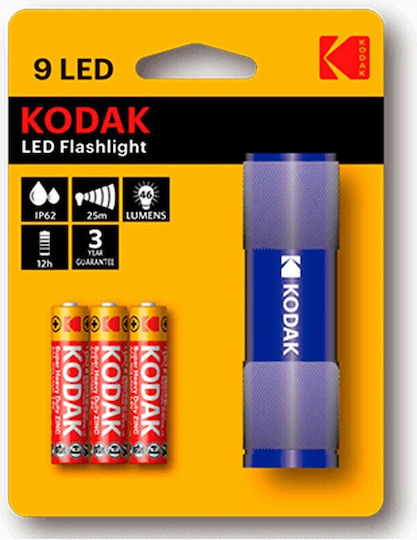 Kodak Φακός LED με Μέγιστη Φωτεινότητα 46лм 9 Flashlight Син Син