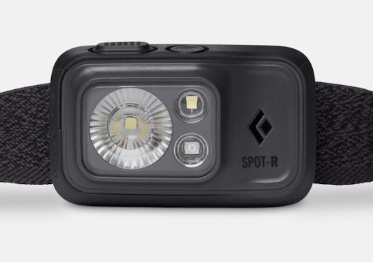 Black Diamond Επαναφορτιζόμενος Φακός Κεφαλής LED IP67 με Μέγιστη Φωτεινότητα 400lm Spot 400-r Graphite